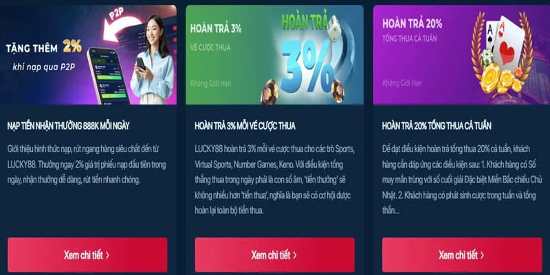 Biểu ngữ hoàn trả tiền cược hàng tuần cho người chơi thể thao